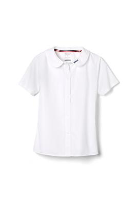 Amplience Product Image with Product code 1593,name  Short Sleeve Peter Pan Collar Blouse  