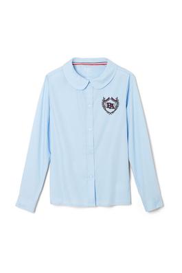 Long Sleeve Peter Pan Collar Blouse