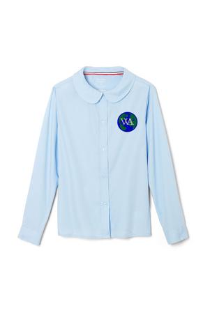 Amplience Product Image with Product code 1594,name  Long Sleeve Peter Pan Collar Blouse  