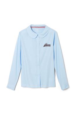 Long Sleeve Peter Pan Collar Blouse