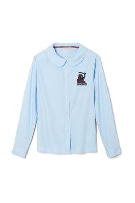 Amplience Product Image with Product code 1594,name  Long Sleeve Peter Pan Collar Blouse  