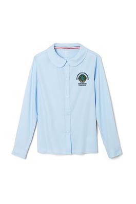 Long Sleeve Peter Pan Collar Blouse