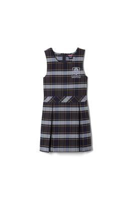 Plaid Box Pleat Jumper