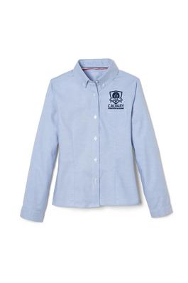 Long Sleeve Fitted Oxford Shirt (Feminine Fit)