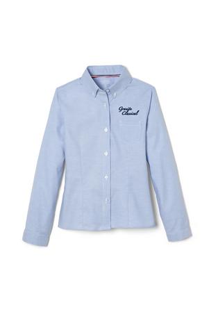 Amplience Product Image with Product code 1706,name  Long Sleeve Fitted Oxford Shirt (Feminine Fit)  