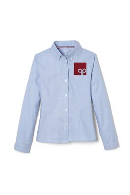 Amplience Product Image with Product code 1706,name  Long Sleeve Fitted Oxford Shirt (Feminine Fit)  