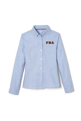 Long Sleeve Fitted Oxford Shirt (Feminine Fit)