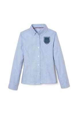 Long Sleeve Fitted Oxford Shirt (Feminine Fit)