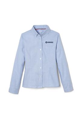 Long Sleeve Fitted Oxford Shirt (Feminine Fit)