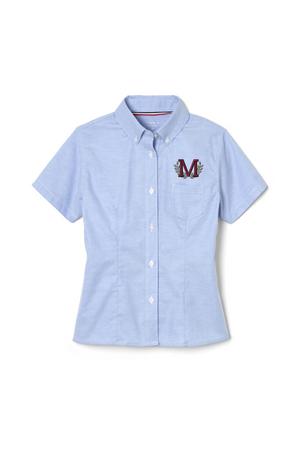 Amplience Product Image with Product code 1707,name  Short Sleeve Fitted Oxford Shirt (Feminine Fit)  