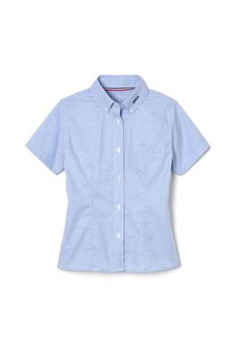 Amplience Product Image with Product code 1707,name  Short Sleeve Fitted Oxford Shirt (Feminine Fit)  