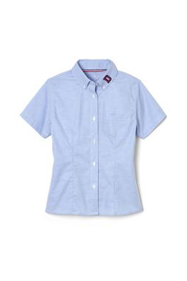 Amplience Product Image with Product code 1707,name  Short Sleeve Fitted Oxford Shirt (Feminine Fit)  
