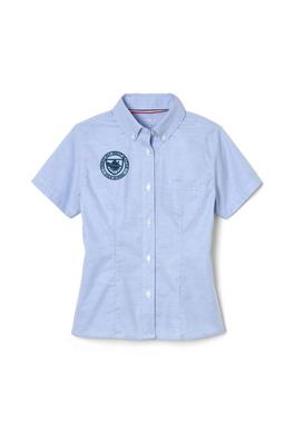 Amplience Product Image with Product code 1707,name  Short Sleeve Fitted Oxford Shirt (Feminine Fit)  