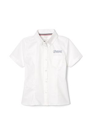 Amplience Product Image with Product code 1707,name  Short Sleeve Fitted Oxford Shirt (Feminine Fit)  