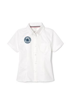 Amplience Product Image with Product code 1707,name  Short Sleeve Fitted Oxford Shirt (Feminine Fit)  