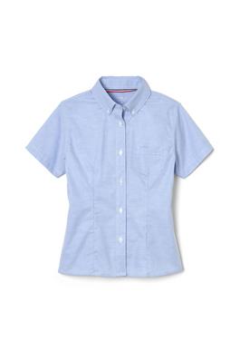 Amplience Product Image with Product code 1707,name  Short Sleeve Fitted Oxford Shirt (Feminine Fit)  