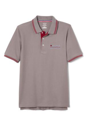 Amplience Product Image with Product code 1715,name  Short Sleeve Pique Polo Shirt with Harmony Logo  