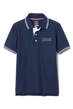 Amplience Product Image with Product code 1715,name  Short Sleeve Pique Polo Shirt with Harmony Logo  