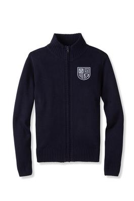 Amplience Product Image with Product code 1730,name  Mock Neck Zip Front Sweater  