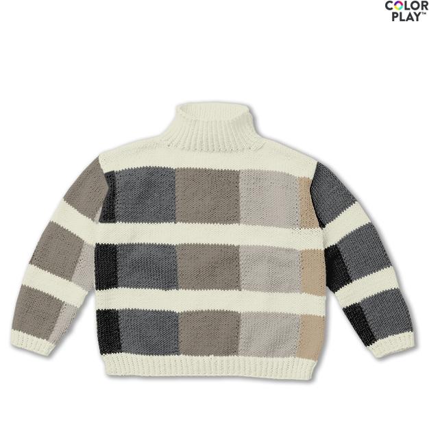 Caron X Pantone Monochrome Swatch Knit Sweater Xs S Free